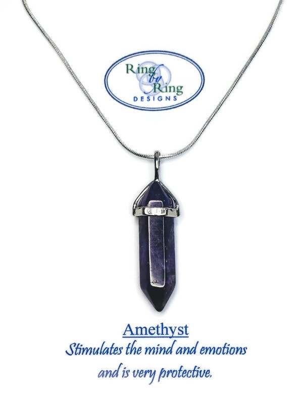 Amethyst Gemstone Pendant