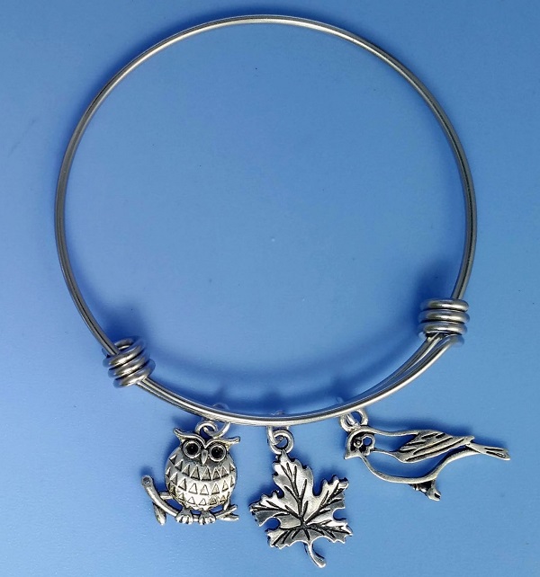 Bangle Bracelet with 3 
