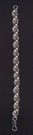 Bracelet, 16 gauge Double Spiral