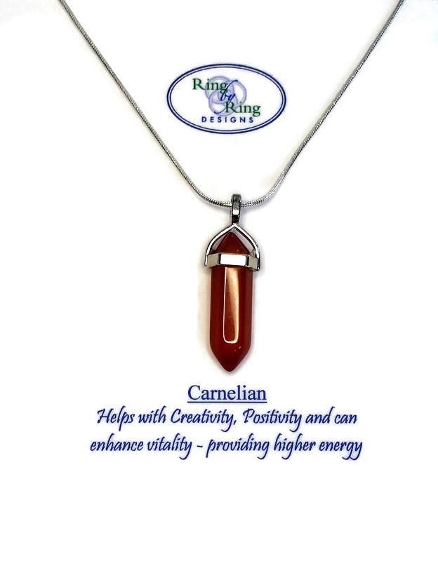 Carnelian Gemstone Pendant