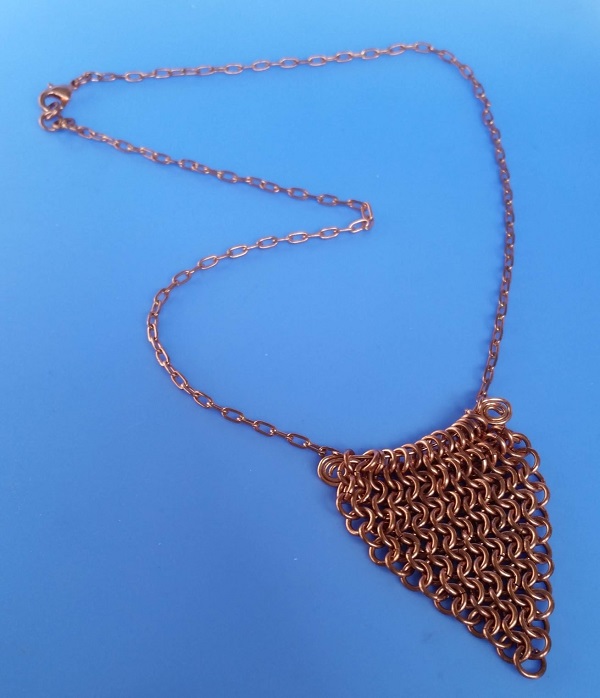 Copper Shield Necklace