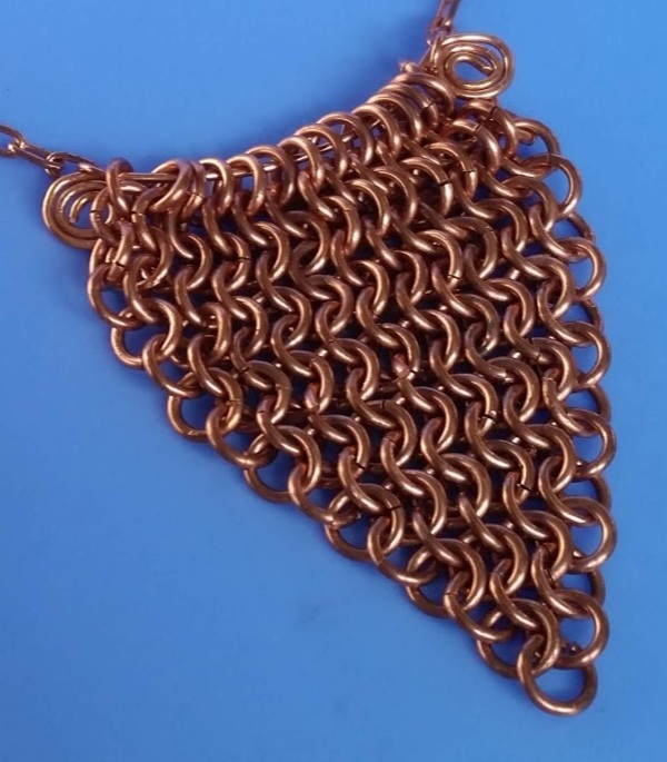 Copper Shield Necklace