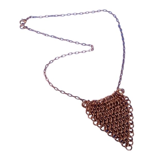 Copper Shield Necklace