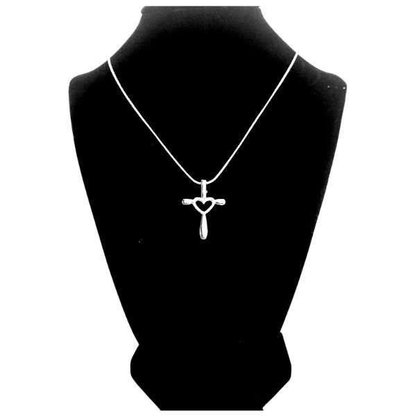 Heart Cross Pendant
