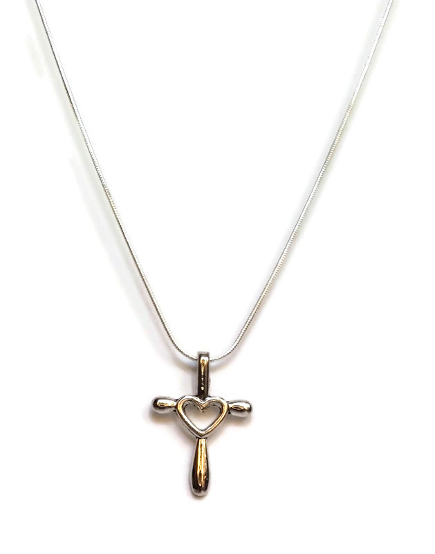 Heart Cross Pendant