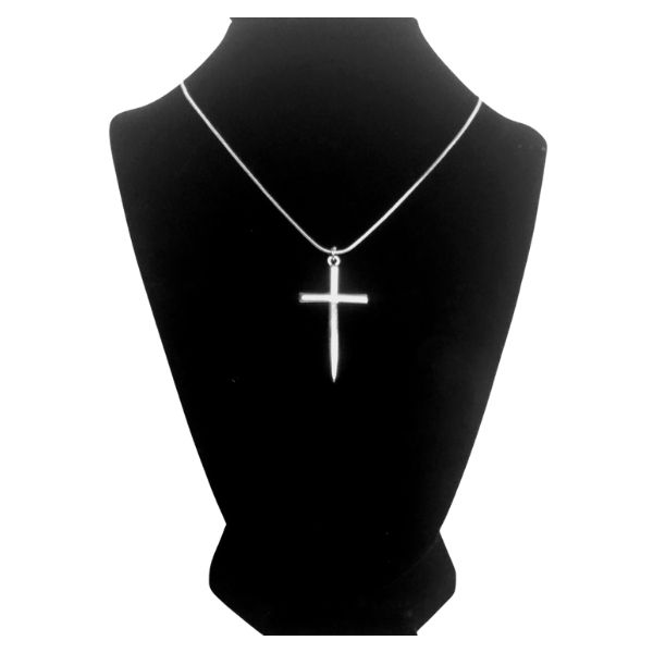 Long Pointed Cross Pendant