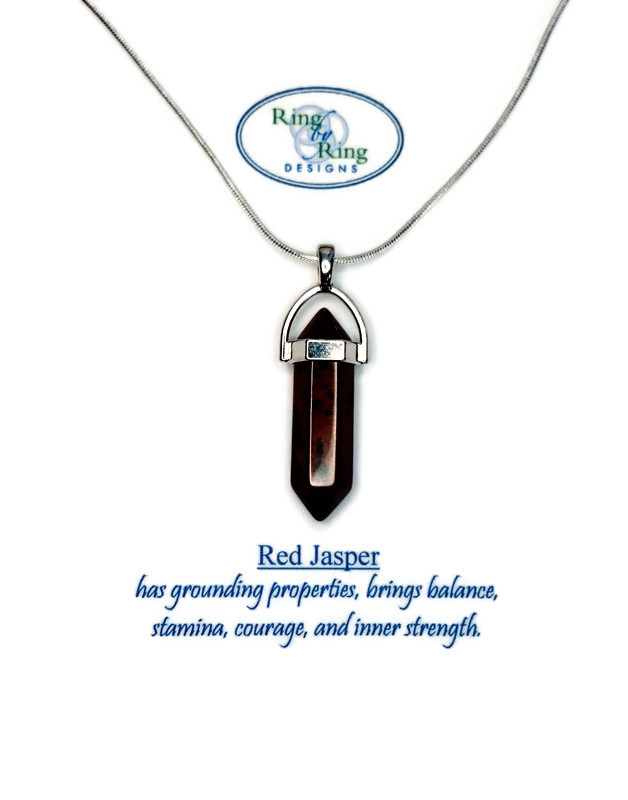 Red Jasper Gemstone Pendant
